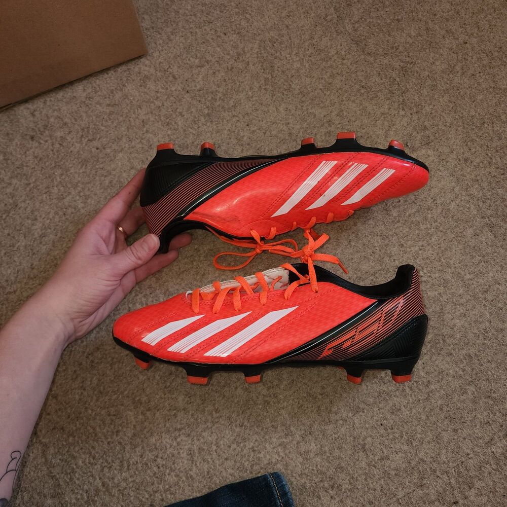 Adidas F10 TRX FG Soccer Cleats | Orange | M7